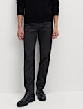 Straight Fit Textured 5 Pocket Trousers
