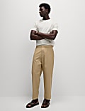 Tapered Fit Elasticated Waist Trousers