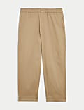 Tapered Fit Elasticated Waist Trousers