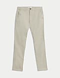 Chino met stretch en slanke pasvorm