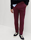 Chino slim en coton extensible