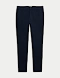 Chino-Hose mit Stretch in enger Passform