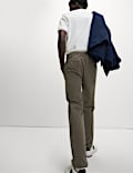 Regular Fit Elasticated Waist Chinos