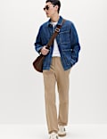 Regular Fit Elasticated Waist Chinos