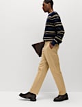 Regular Fit Elasticated Waist Chinos