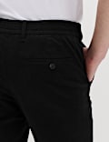 Regular Fit Elasticated Waist Chinos