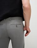 2 Pack Elasticated Waist Stretch Chinos