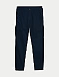 Tapered Fit Pure Cotton Lightweight Cargo Trousers
