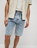 Authentic Relaxed Straight Fit Denim Shorts