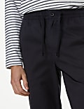Tapered Fit Elasticated Waist Trousers