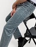 Loose Fit Luxury Corduroy 5 Pocket Trousers