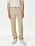 Straight Fit Corduroy 5 Pocket Trousers