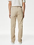 Straight Fit Corduroy 5 Pocket Trousers
