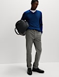 Normal geschnittene Chino-Cordhose mit Stretchanteil