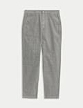 Normal geschnittene Chino-Cordhose mit Stretchanteil