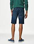 Denim-Shorts mit Stretchanteil