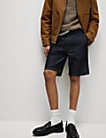 Straight Fit Lightweight Denim Shorts