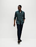 Pure Linen Garment Dye Shirt