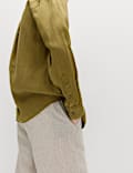 Pure Linen Garment Dye Shirt