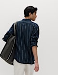 Regular Fit Pure Linen Striped Shirt