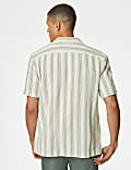 Pure Cotton Striped Textured Shirt