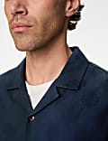 Pure Cotton Cuban Collar Shirt