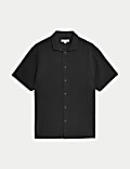 Chemise 100 % coton texturé, repassage facile