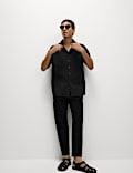 Pure Cotton Crocheted Shirt