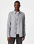 Pure Cotton Waffle Overshirt