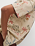 Chemise hawaïenne 100 % coton, repassage facile