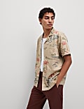 Easy Iron Pure Cotton Hawaiian Shirt