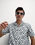Pure Cotton Jacquard Shirt