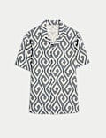 Pure Cotton Jacquard Shirt