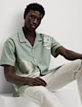 Cotton Rich Short Sleeve Floral Shirt