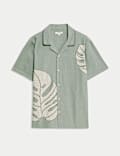 Cotton Rich Short Sleeve Floral Shirt