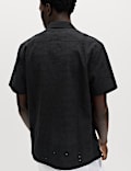 Regular Fit Pure Cotton Embroidered Shirt