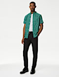 Easy Iron Pure Cotton Print Oxford Shirt