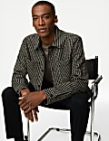 Check Overshirt with Wool