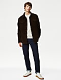 Pure Cotton Corduroy Borg Lined Shacket