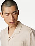 Pure Linen Cuban Collar Shirt