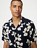 Easy Iron Linen Rich Floral Shirt