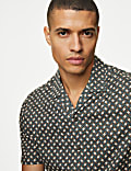 Pure Cotton Cuban Collar Shirt