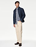 Chemise Oxford 100&nbsp;% coton &agrave; carreaux, repassage facile