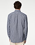 Chemise Oxford 100&nbsp;% coton &agrave; carreaux, repassage facile