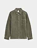 Pure Cotton Corduroy Overshirt