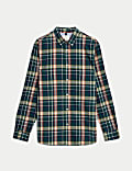 Cotton Rich Check Oxford Shirt