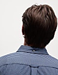 Cotton Rich Gingham Check Oxford Shirt