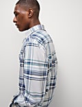 Pure Cotton Check Oxford Shirt