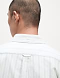 Pure Cotton Striped Oxford Shirt
