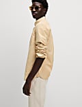 Cotton Rich Gingham Check Oxford Shirt